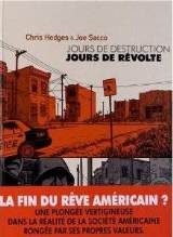 Jours de destruction, jours de révolte; HEDGES et SACCO